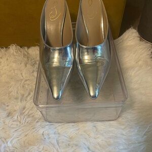 Silver Women's Mules by Sam Edleman